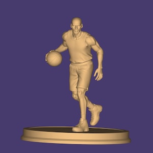 Kobe Bryant 3D Model : Kobe Bryant STL File , Basketball 3D Model , NBI Players Stl File , Basketball Player 3D Model , Kobe Bryant Figurine