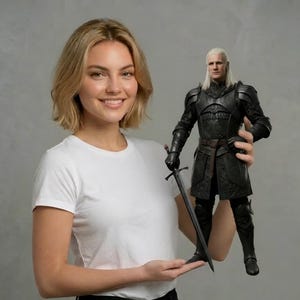 Daemon Targaryen 3D Model : Daemon STL File , House of Dragons 3D Model , Daemon Statue Model ,