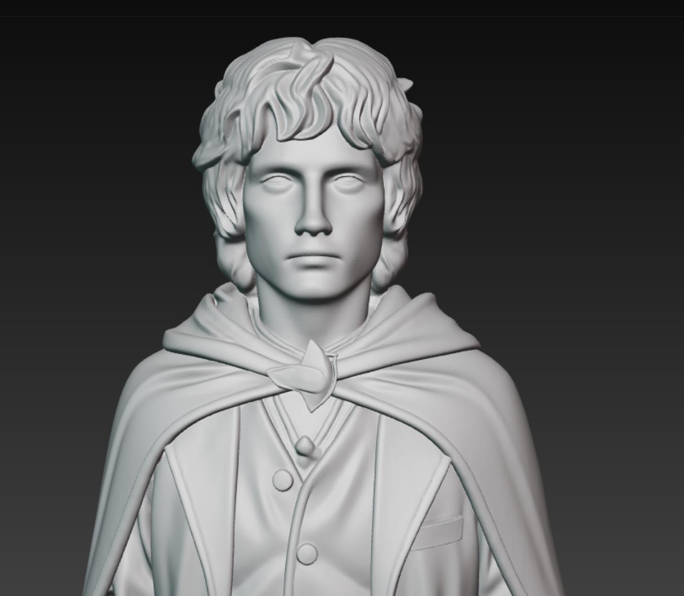 Frodo 3D Model : Frodo STL File , Lorf of the Rings 3D Model , Lotr ...