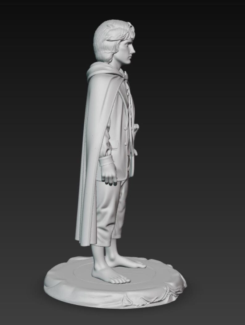 Frodo 3D Model : Frodo STL File , Lorf of the Rings 3D Model , Lotr ...