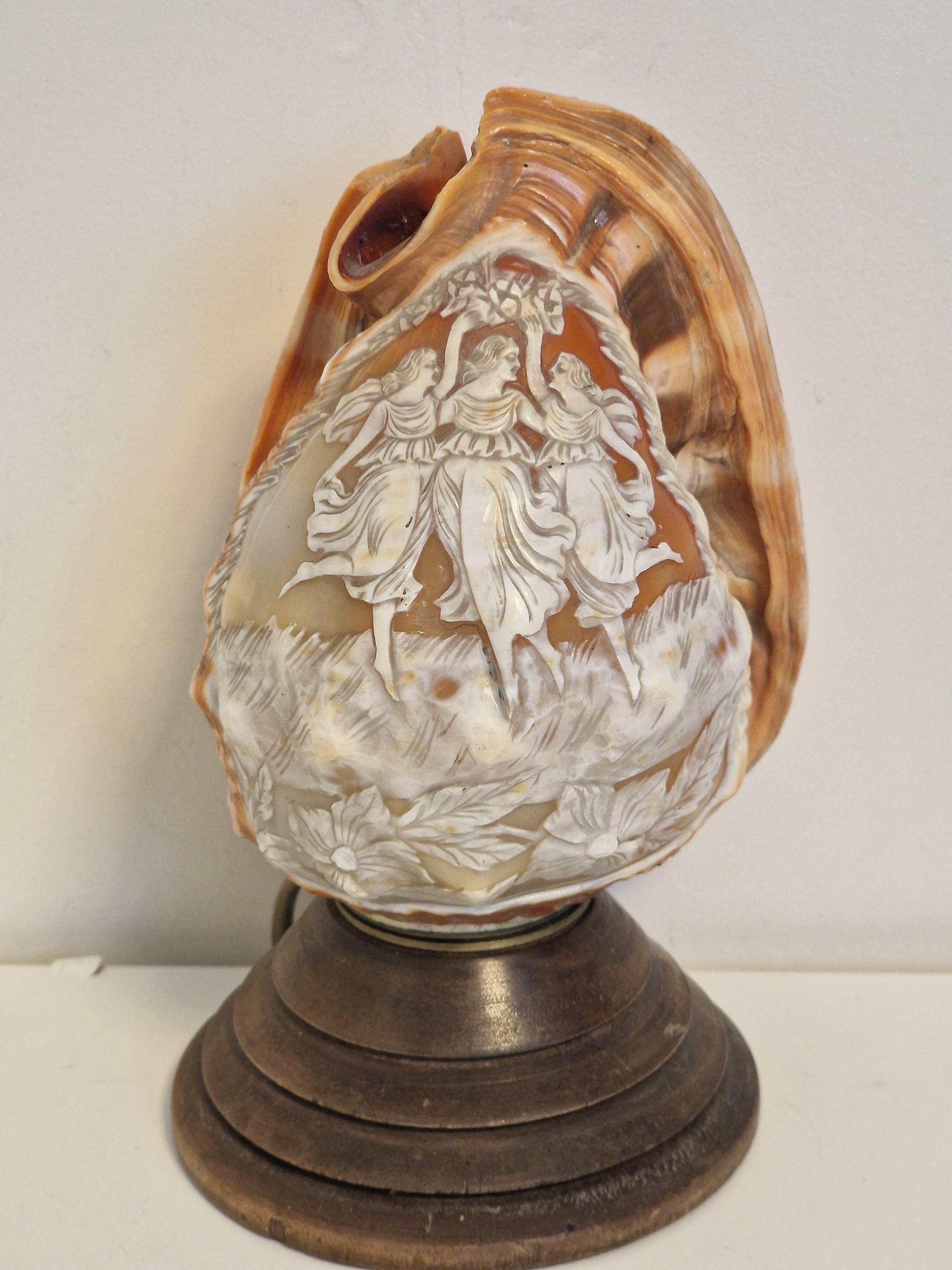Cameo shell lamp - Etsy 日本