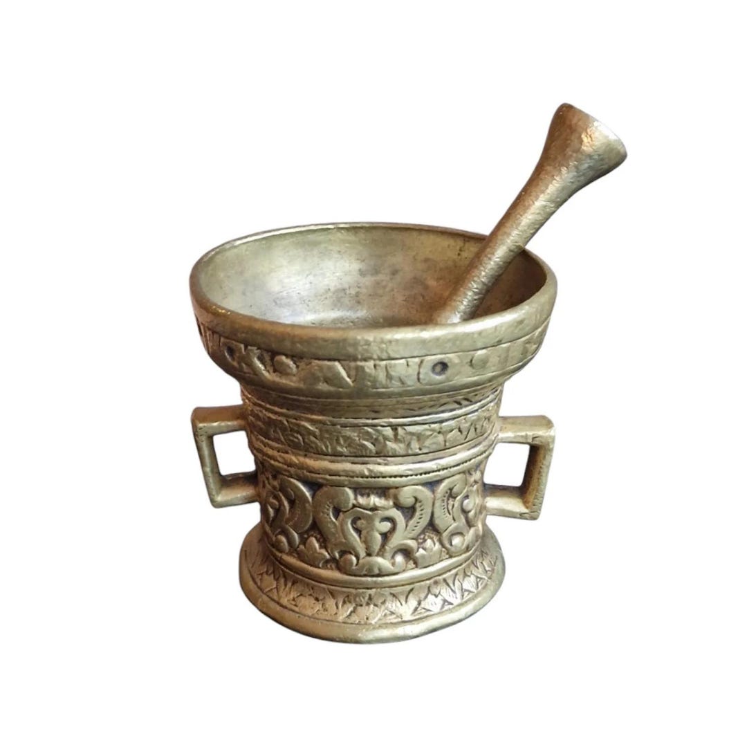Antique Dutch Mortar and Pestle, 18th Century, Rare, Vijzel Antique ...