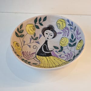 Kupittaan Savi Vintage ceramic bowl Finnish Scandi finland pottery designer midcentury