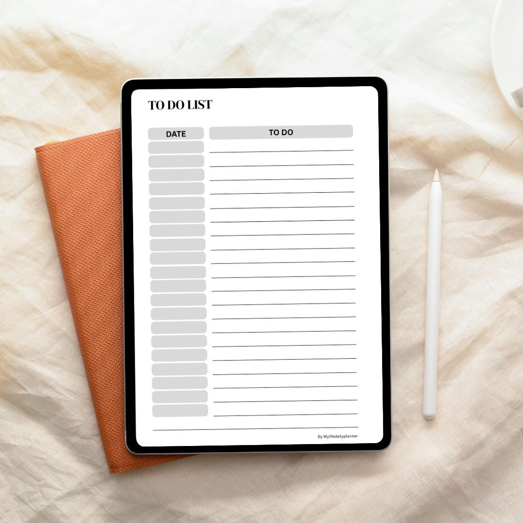 Remarkable to Do List Template | Remarkable Paper Pro Planner | Daily ...