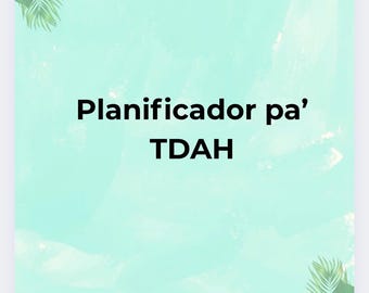 Planificador de TDAH