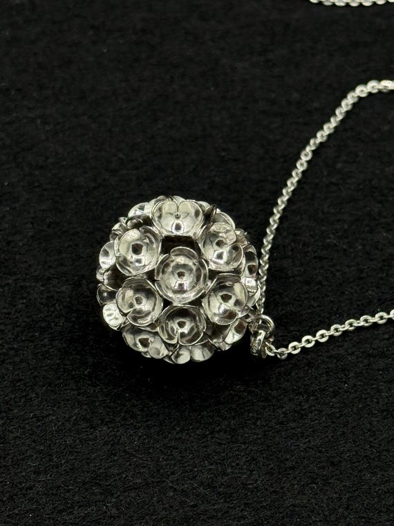 Vintage Liisa Vitali "Spring" Kevät Silver Pendant Necklace – Finnish Design, 925 View 2