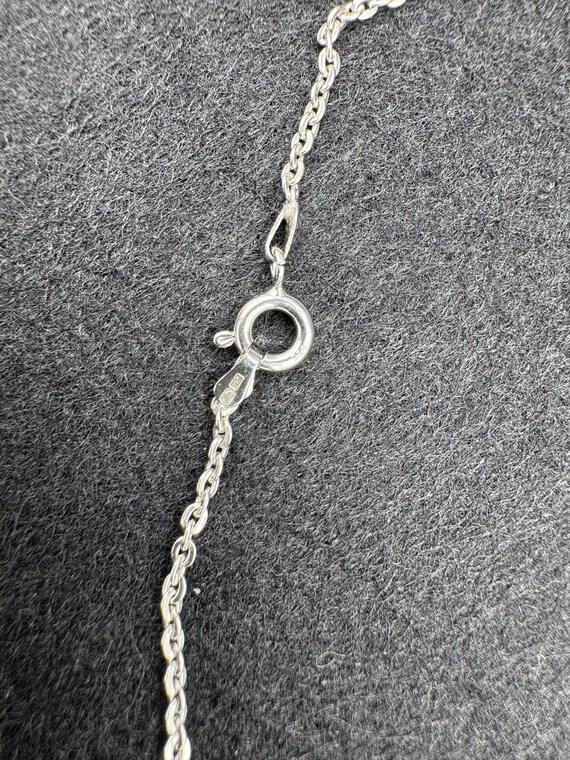 Vintage Liisa Vitali "Spring" Kevät Silver Pendant Necklace – Finnish Design, 925 View 4