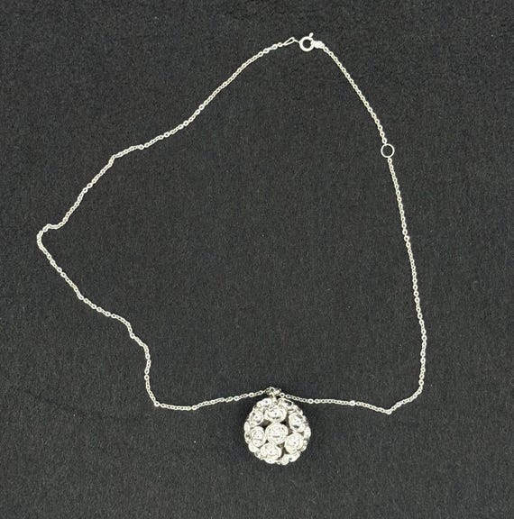 Vintage Liisa Vitali "Spring" Kevät Silver Pendant Necklace – Finnish Design, 925 View 5