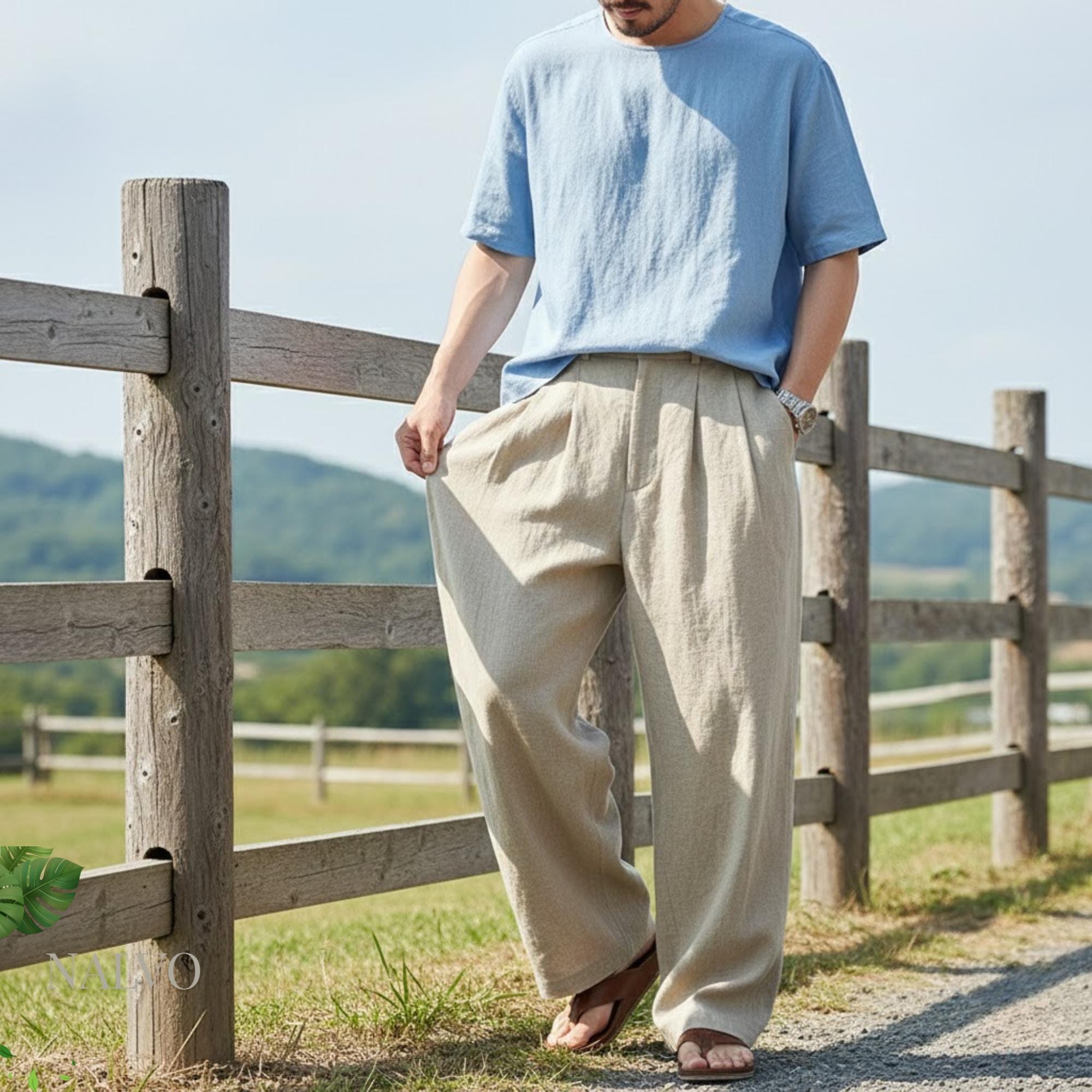 Vintage Linen Trousers Men - Etsy Vintage Linen Trousers Men - Etsy