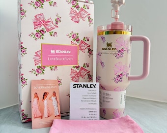 40 Unzen Becher/Stanley Tasse/Blumenbecher/Kaffeetasse/Autobecher/Geschenk für sie