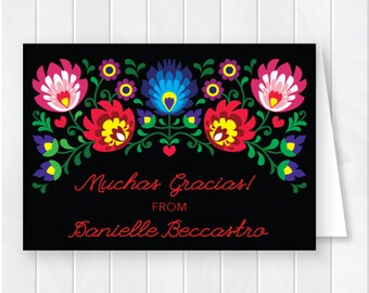 Printable Fiesta Thank You Card Instant Download Fiesta | Etsy