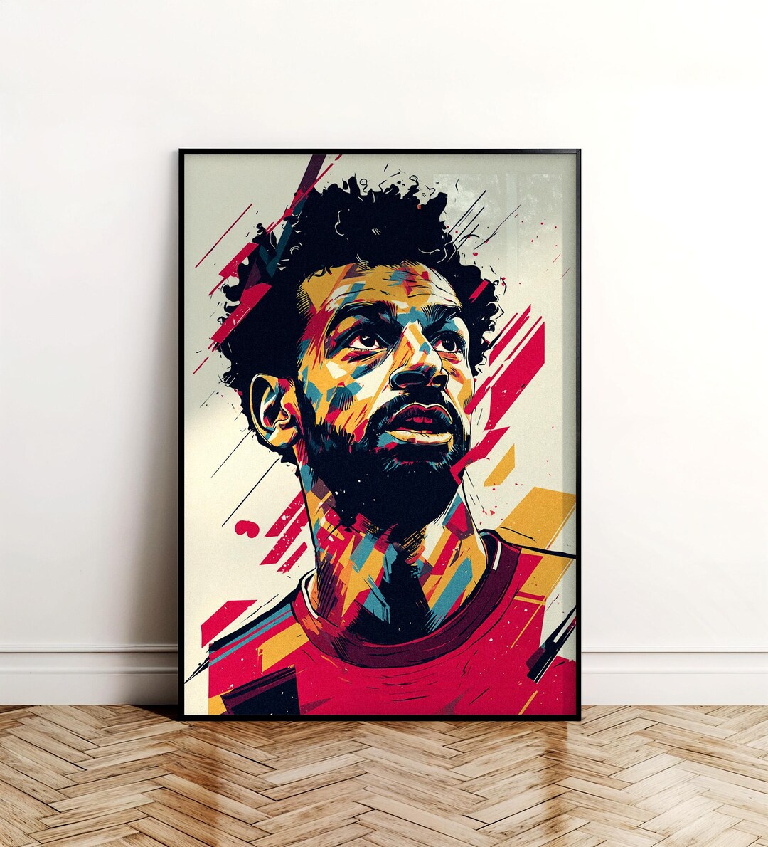 Mohamed Salah Wall Art Liverpool Football Star Poster Egyptian King Mohamed Salah Wall Art Liverpool Football Star Poster Egyptian King