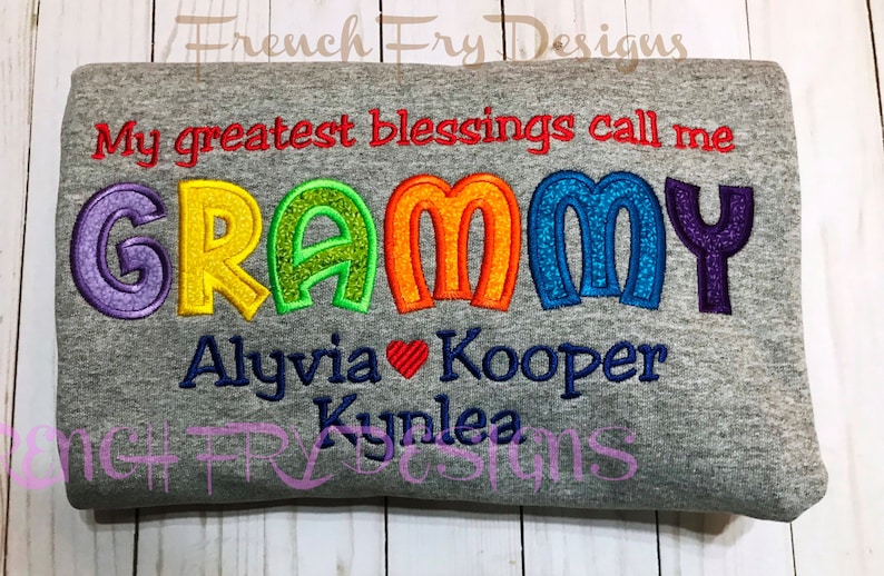 personalized grammy sweatshirts