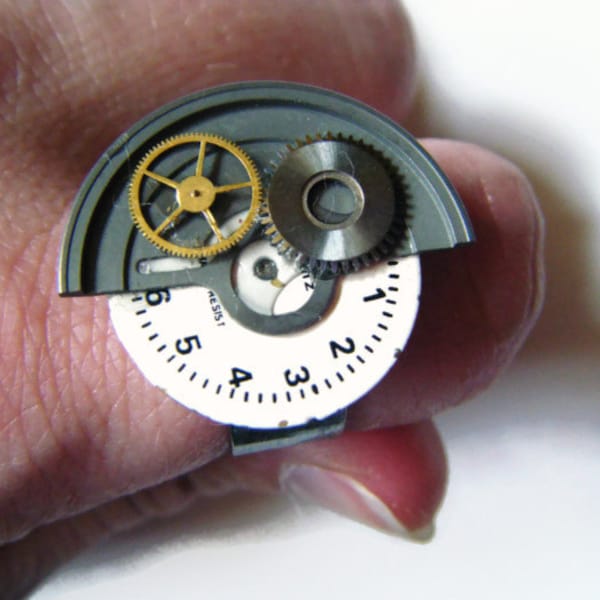 Watch Parts Ring Etsy