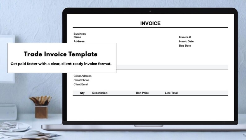 Contractor Invoice Template | Construction Invoice for Trades | Google ...