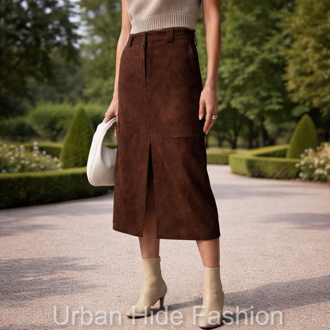 women-s-suede-office-skirt-handmade-midi-length-high-waist-elegant