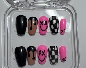 Handmade Punk Concert Nails