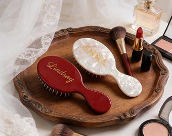Personalisierter Mini-Haarkamm, Mini-Haarkamm, Gravur-Taschenkamm, Benutzerdefinierte Haarbürste, Brautjungferngeschenk, Geschenk für sie