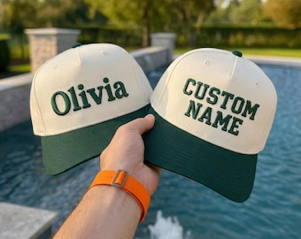 Gorra de béisbol de algodón bordada a medida, gorra de papá con texto personalizado
