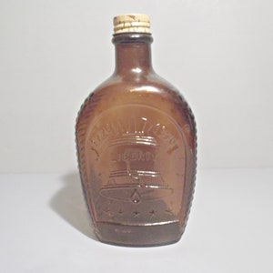 Log Cabin Amber Syrup Bottle Liberty Bell Bicentennial | Etsy