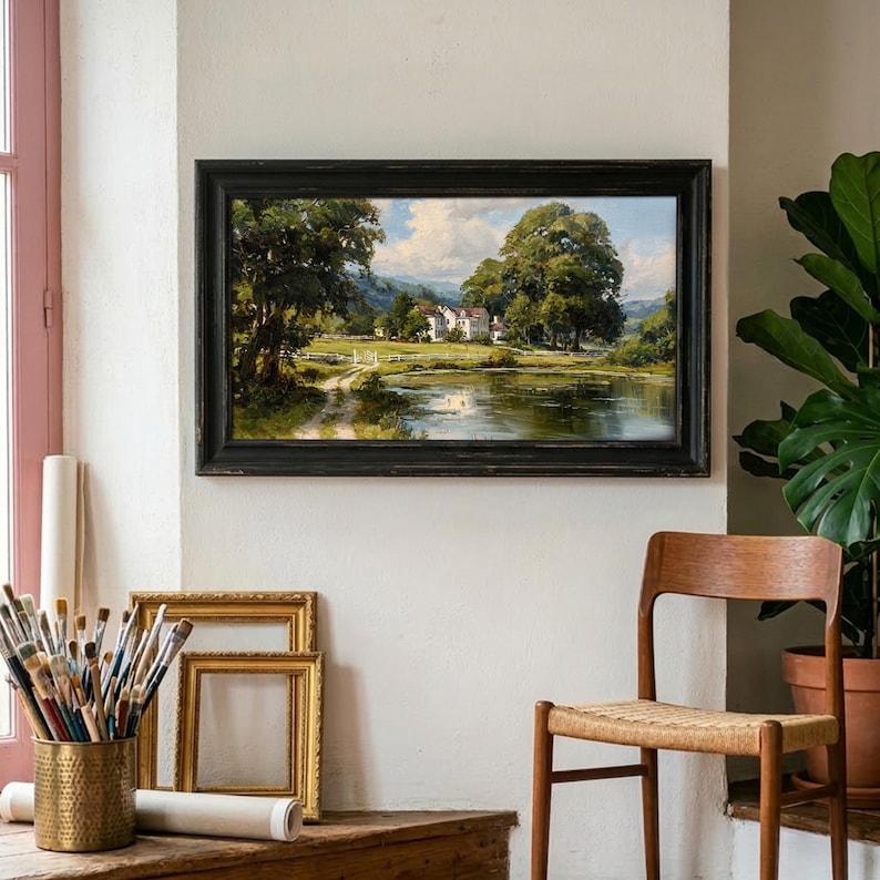 Custom Landscape Oil Painting on Canvas Hand Painted Turn Photo Into ...