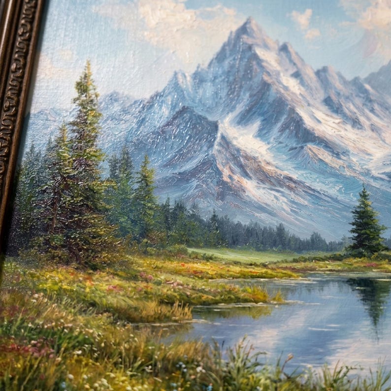 Custom Landscape Oil Painting for Firend Canvas Hand Painted Scenery ...