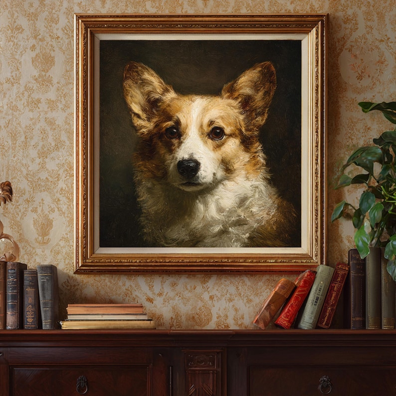 Custom Pet Portrait Oil Painting on Canvas Turn Photo Into Art Birthday ...