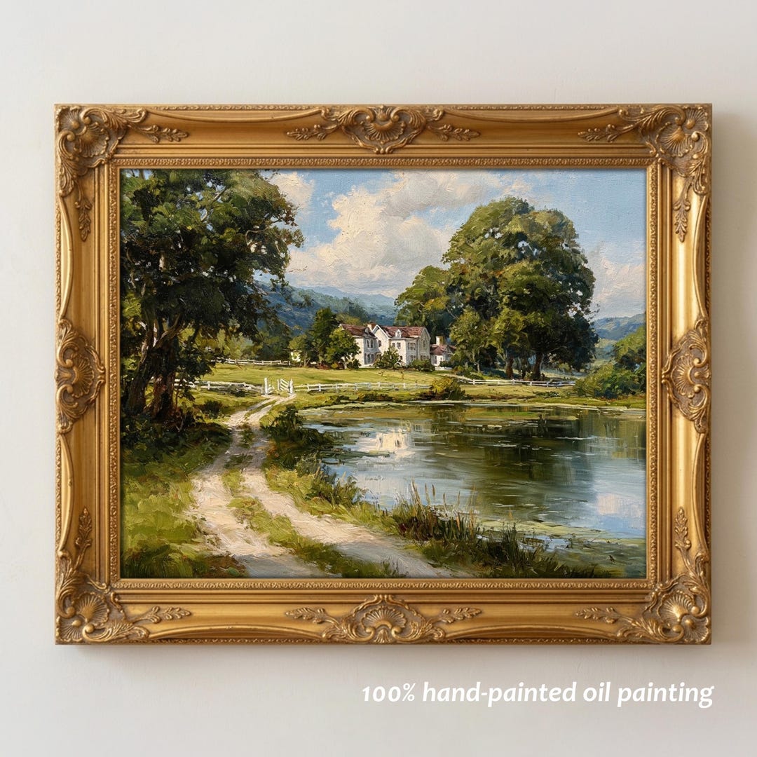 Custom Landscape Oil Painting on Canvas Hand Painted Turn Photo Into ...