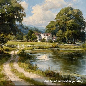 Custom Landscape Oil Painting on Canvas Hand Painted Turn Photo Into ...