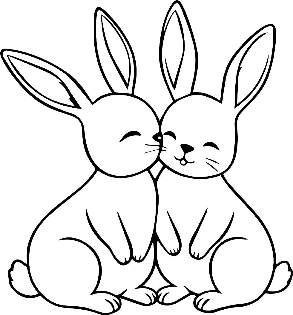 150 Cute Bunny SVG PNG Bundle | Spring Easter Rabbit Clipart | Baby ...