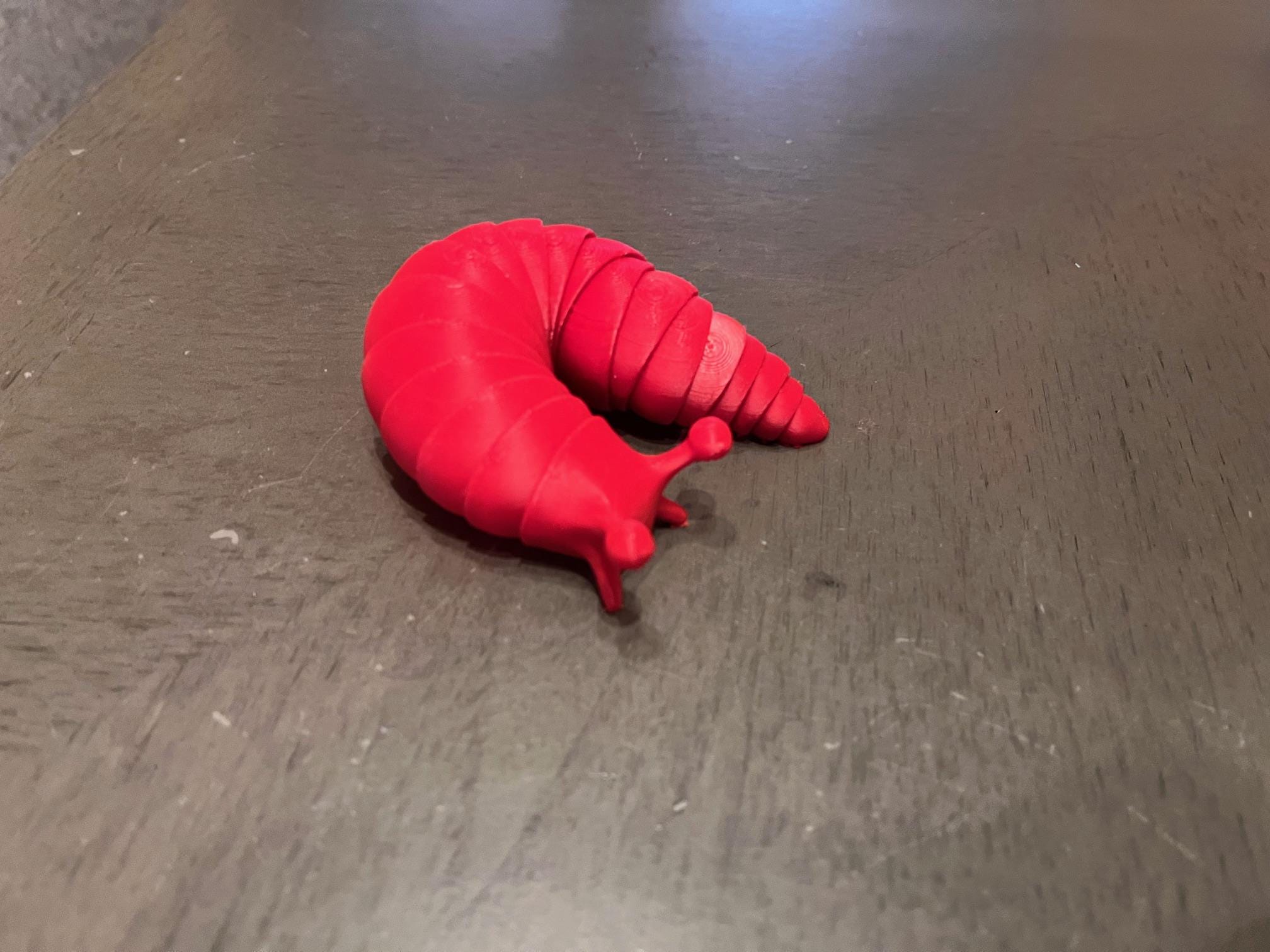 Desk Slug Articulated Slug Fidget Toy | Flexible 3D Printed Desk Toy | Sensory ...