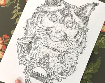 PDF  coloring page, Home sweet home, 1 page