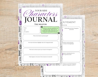 Mentor Character Template (2 pages)
