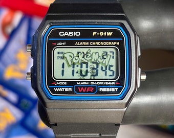 Casio AA86 Blue Thunder Watch Modul 103 Ana Digi Vintage - Etsy.de