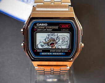 Orologio Casio A159 Luffy Gear 5 Mod – Edizione One Piece