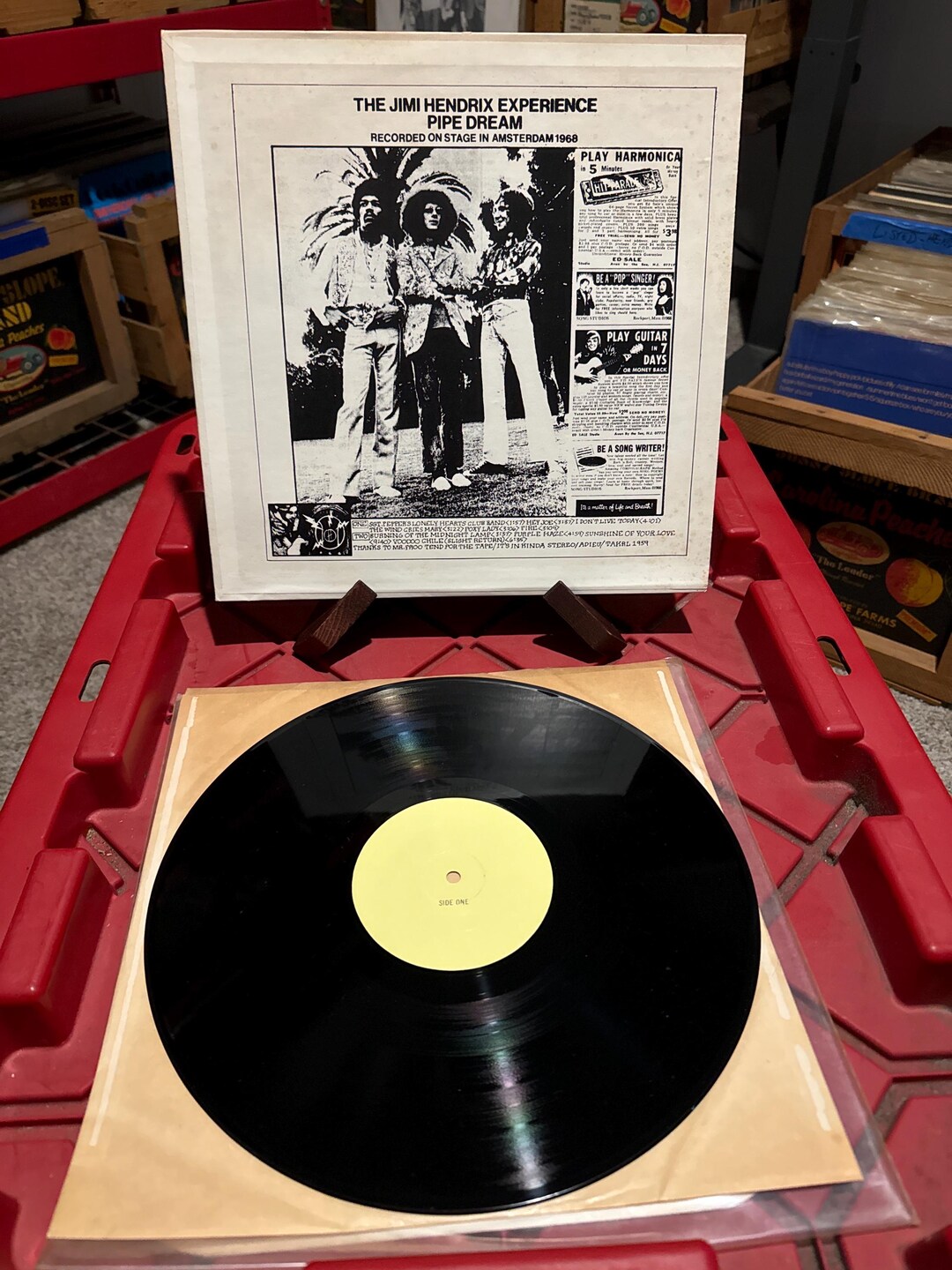 Bootleg Pipe Jimi Hendrix Pipe Dream Amsterdam 1968 Live Bootleg Lp – Unofficial ...