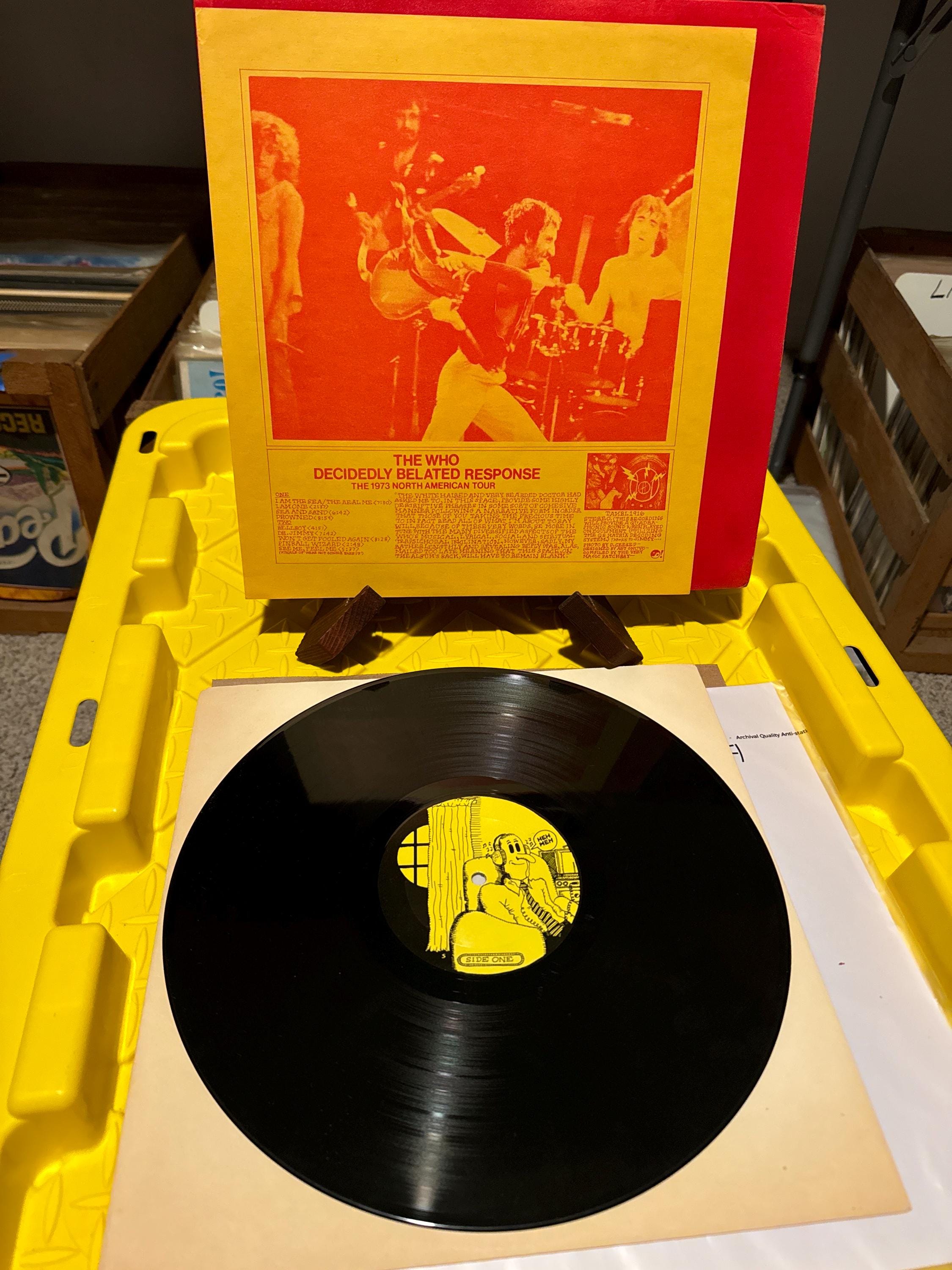 The Who – Decidedly Belated Response Lp Unofficial Bootleg Live 