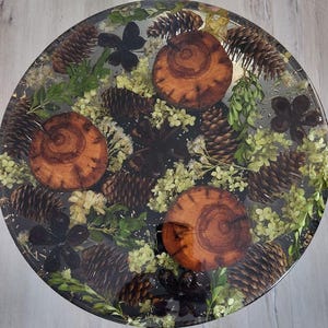 Forest Soul Epoxy Side Table