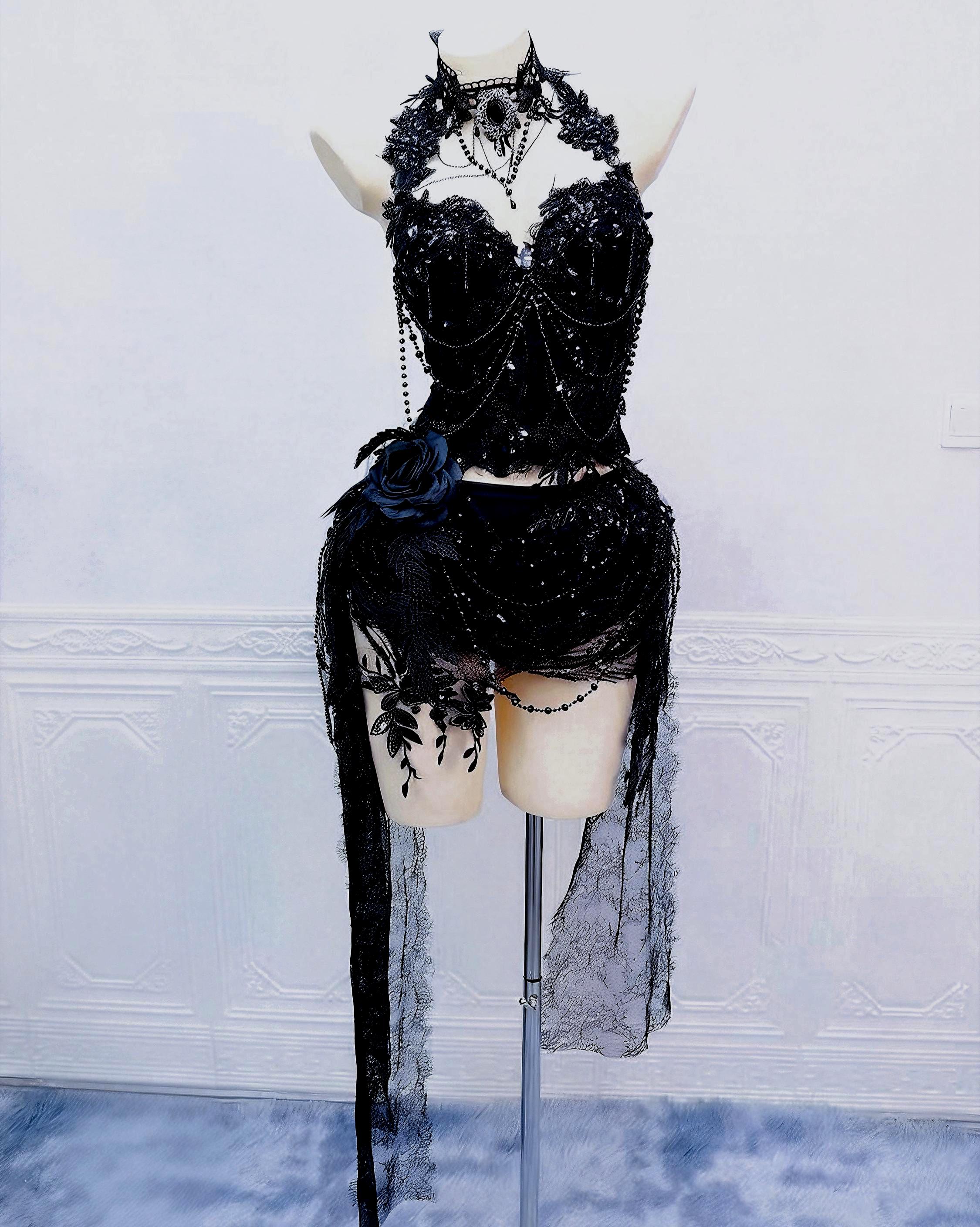 Wet Look Corset - Etsy Canada