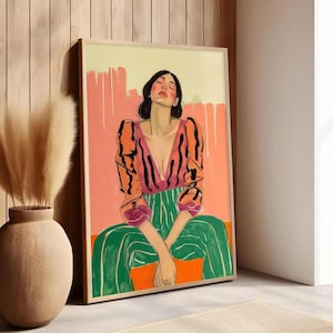 Modern Woman Wall Poster, empowered woman poster | feminist posters | female wall art | female empowerment | feminist gallery wall art