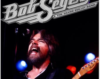 Bob Seger concert poster 18x24, Boston Garden 1983 print