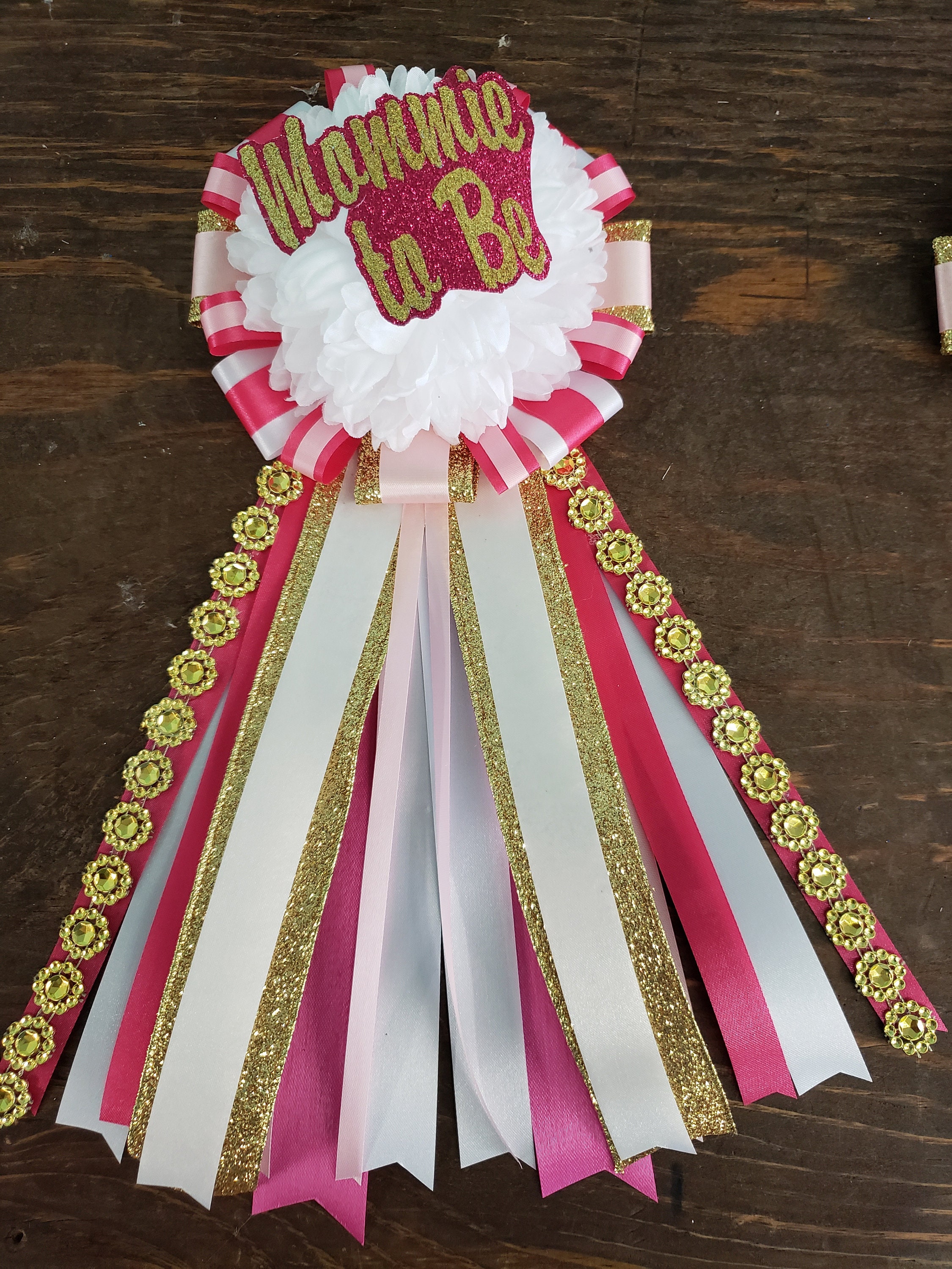 Mommie To Be Mum Baby Shower Mum Daddy To Be Garter Big Etsy