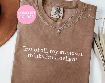 Funny Grandma Shirt, Gift for Grandma, Grammy Shirt, Nana Tee, Gift from grandson, Cute Grandmother shirt, Grammy gift, grandparent gift