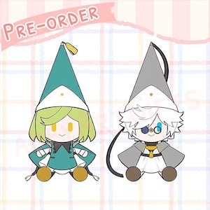 Häxhatt Atelier Qifrey & Coco Plyschdocka Nyckelring - 17 cm Anime Mjukisdocka Berlock Gåva