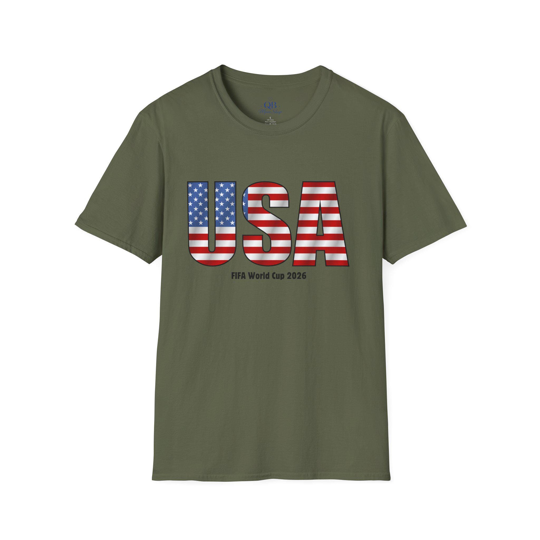 FIFAワールドカップ2026 アメリカ国旗Tシャツ | サッカーファンTシャツ