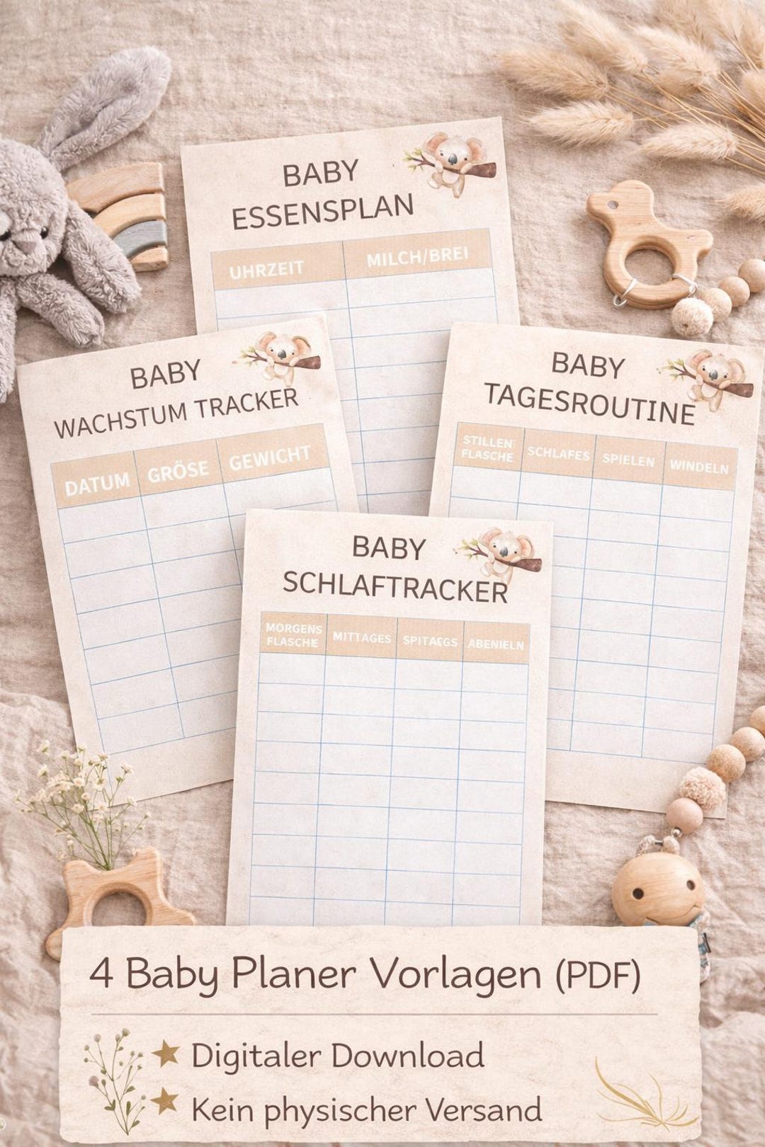 Baby Routine Cards PDF / 4 Cards / Digital Download / Baby's Daily Life ...