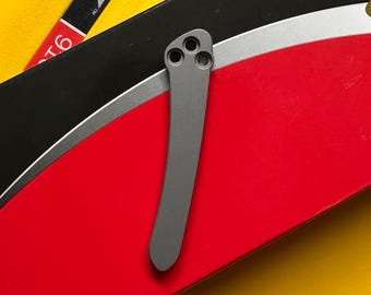 Clip de poche en titane pour couteaux Spyderco, construction CNC 3D robuste Spyderco PM2 PM3 + autres modèles Spyderco