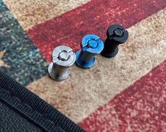 TITANIUM Pivot Screw & Barrel Kit Replacement For Rick Hinderer XM-24