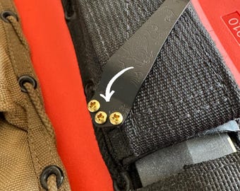 Emerson Pocket Clip Screws For Emerson Knives BRASS Phillips 3x Screws (L) Commader, Mini Commander & More