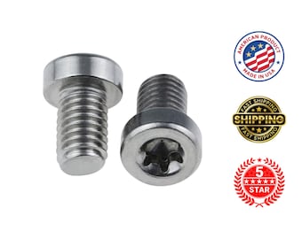 2-56 Titanium Torx Socket Head Screws Knife Making Supplies (Grade 5 Titanium)